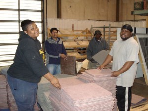 Habitat For Humanity ReStore Receives Old Carpet Tile Donation