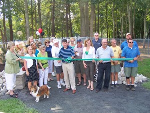 Ribbon Cutting Ceremony For Dog Park Held By OP Chamber