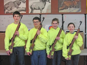 American Legion Post 64 Youth Air Rifle Team has First Competition