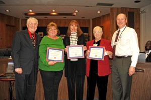 Wicomico County Board Of Ed President And Superintendent Of Schools Recongnize Support Staff Employees Of The Month