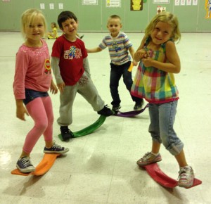 Kindergaten Students At Showell Elementary Engage Their Mind And Bodies