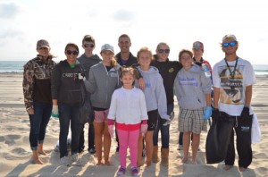 SD National Honor Society Participates In Coastal Bays Beach Clean-up