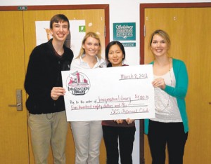 Salisbury Christian School Interact Club Present United Way’s Imagination Library With Check