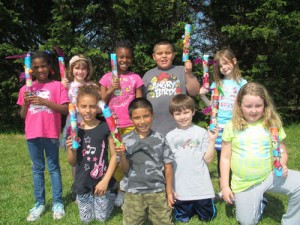 Buckingham Elementary First Graders Complete STEM Lesson Creating Rainsticks