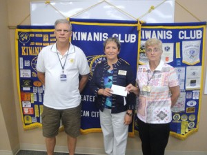 Kiwanis Club Of Greater Ocean Pines-Ocean City Presents Check For $600 To Worcester County GOLD