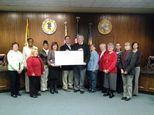 Employees Of Wicomico County Present United Way With Check