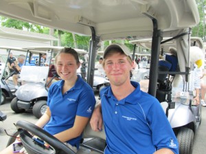 Jake Miller And Kate Kotoski Win First Place In Taylor Bank Golf Tournament