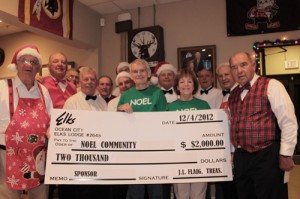OC Elks Lodge Presents $2000 Donation For The OCPD Christmas Drive
