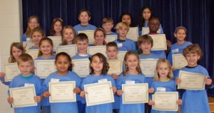OC Elementary Honors December Students Of The Month