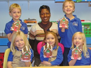 Seaside Christian Academy Students Show Off Their Gingerbread Houses