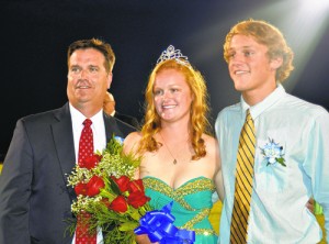 SD High School Homecoming Queen And King Crowed