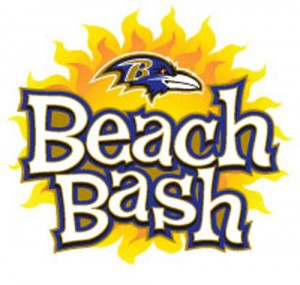 2nd Annual Ravens Beach Bash Weekend Underway