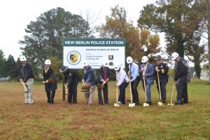 Officials Break Ground On Berlin Police Station Project