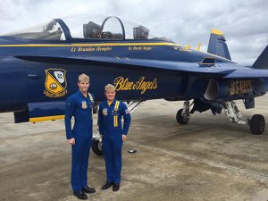 Blue Angels Scout Ocean City In Advance Of 2017 Air Show