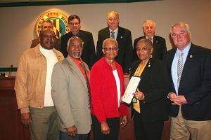 Germantown School Community Heritage Center Accepts Proclamation Recognizing February As Black History Month